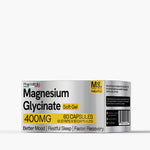 Magnesium Glycinate 400mg Softgels for Muscle Recovery, Sleep & Relaxation | 60 Count