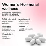 Myo-Inositol & D-Chiro Inositol Softgels for Women | 40:1 Hormone Balance Formula