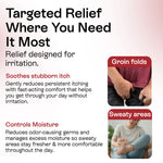 Jock Itch Antifungal Cream for Itching, Redness & Odor Relief