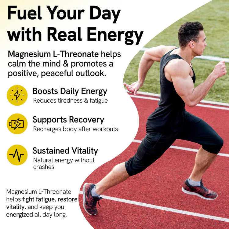 Magnesium L-Threonate 2000mg Softgels for Memory, Focus & Sleep Support