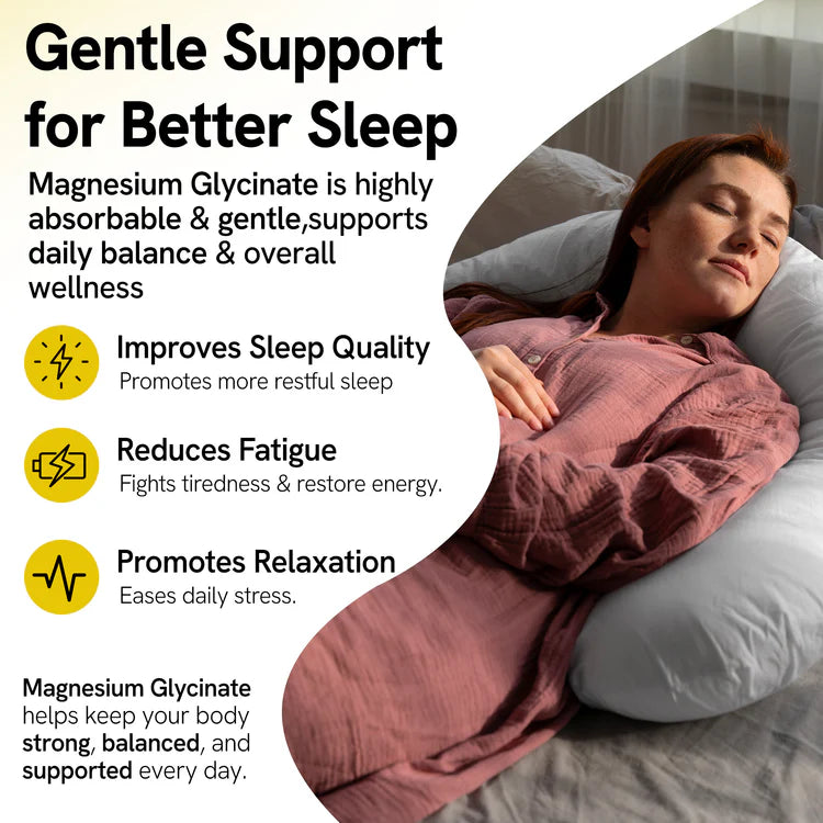 Magnesium Glycinate 400mg Softgels for Muscle Recovery, Sleep & Relaxation | 60 Count