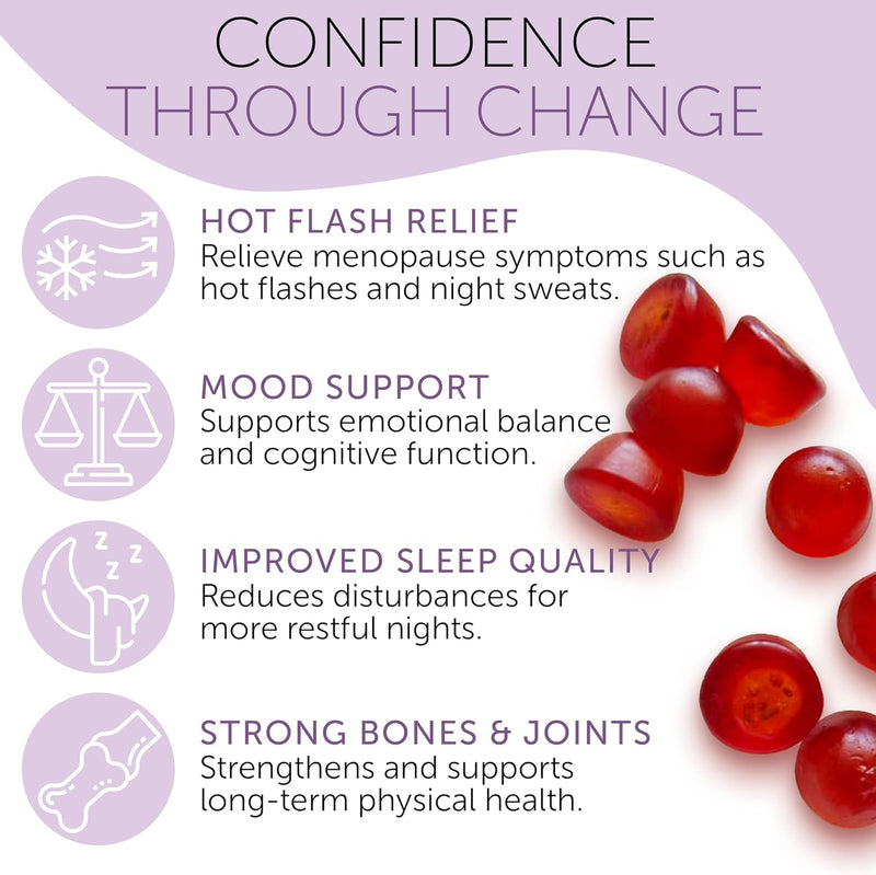 Menopause Supplements for Women | Relief for Hot Flashes, Night Sweats & Mood Swings
