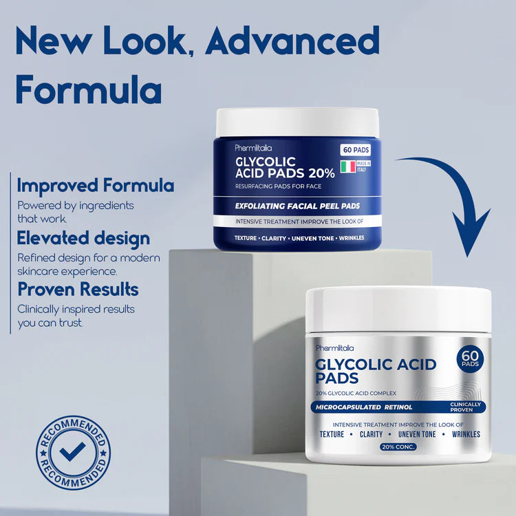 Glycolic Acid Pads 20% for Dark Spots – Exfoliation, Brightening & Skin Renewal