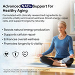NAD+ Capsules with Resveratrol & Nicotinamide Riboside | Cellular Energy & Healthy Aging Support