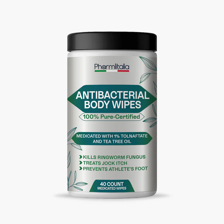 Medicated Antifungal Body Wipes for Ringworm, Jock Itch & Athlete’s Foot