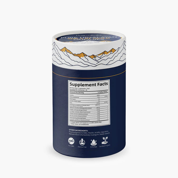 Shilajit energy gummies