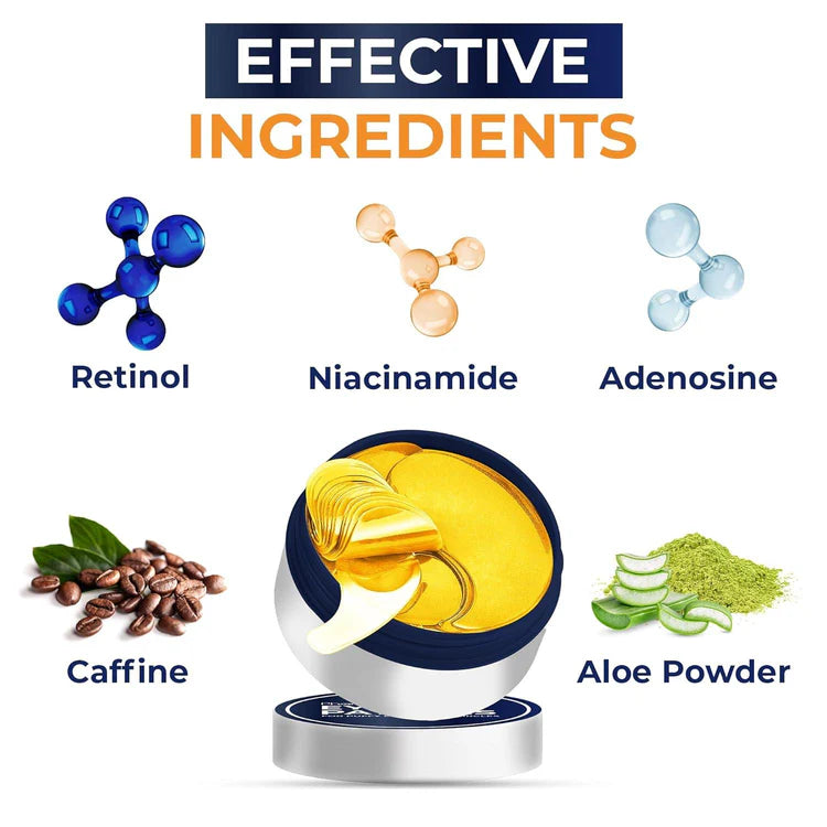 Eye Patches for Puffiness & Dark Circles – Hydrating, Smoothing & Revitalizing Care