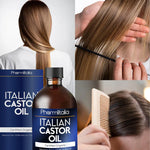 Organic Golden Castor Oil – Hair Growth, Lash & Brow Care, Skin & Nail Nourishment | 500ml