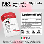 Magnesium Glycinate Gummies for Relaxation, Sleep & Muscle Support | Goji Berry Flavor